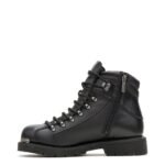 BLACK MOTORCYCLE RIDING BOOTS WITH D30® ANKLE PROTECTION AND REFLECTIVE 3M™ DETAILS