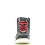 BLACK MEN’S SALTER CASUAL BOOTS WITH TONAL LACES AND TRENDY HIKING STYLE DESIGN
