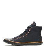 MEN’S BLACK AND WHITE NATHAN EAGLE SNEAKER WITH LACE‑UP DESIGN