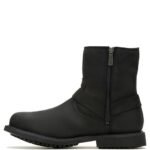 BLACK MEN’S SCOUT BOOT WITH GOODYEAR WELT AND TEXTILE LINING
