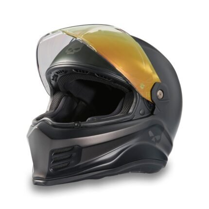 HARLEY‑DAVIDSON X15 FULL FACE HELMET WITH ADJUSTABLE VENTS AND MOISTURE‑WICKING LINER ON WHITE BACKGROUND