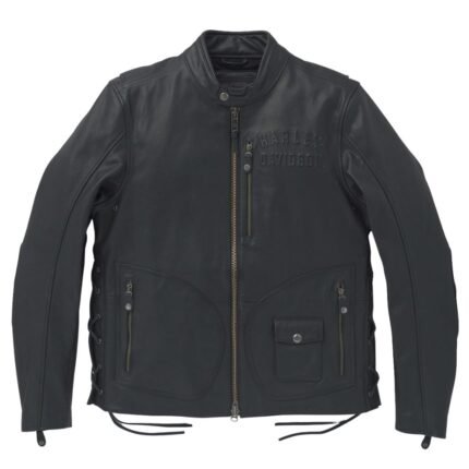 HARLEY DAVIDSON MEN'S PANHEAD III LEATHER RIDING JACKET