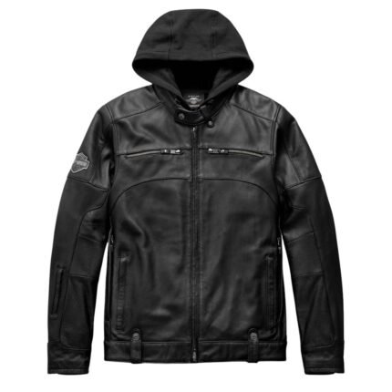 HARLEY DAVIDSON MEN'S SWINGARM 3-IN-1 LEATHER JACKET