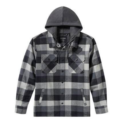 HARLEY DAVIDSON MEN'S TRAVELER HOODED SHIRT JACKET