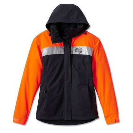 HARLEY DAVIDSON WOMEN'S FULL SPEED II WATERPROOF RAIN JACKET