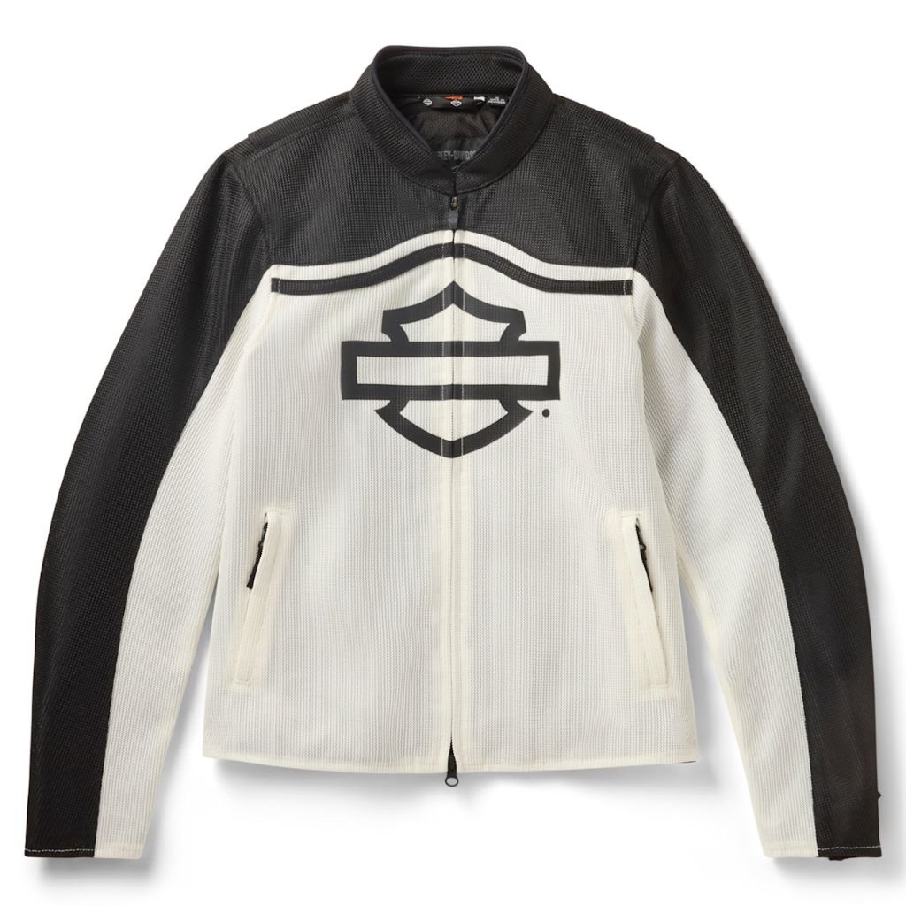 HARLEY DAVIDSON WOMEN'S HD MESH RIDING JACKET FEATURING AIRFLOW-OPTIMIZED DESIGN FOR HOT-WEATHER MOTORCYCLE RIDING HARLEY DAVIDSON WOMEN'S HD MESH RIDING JACKET