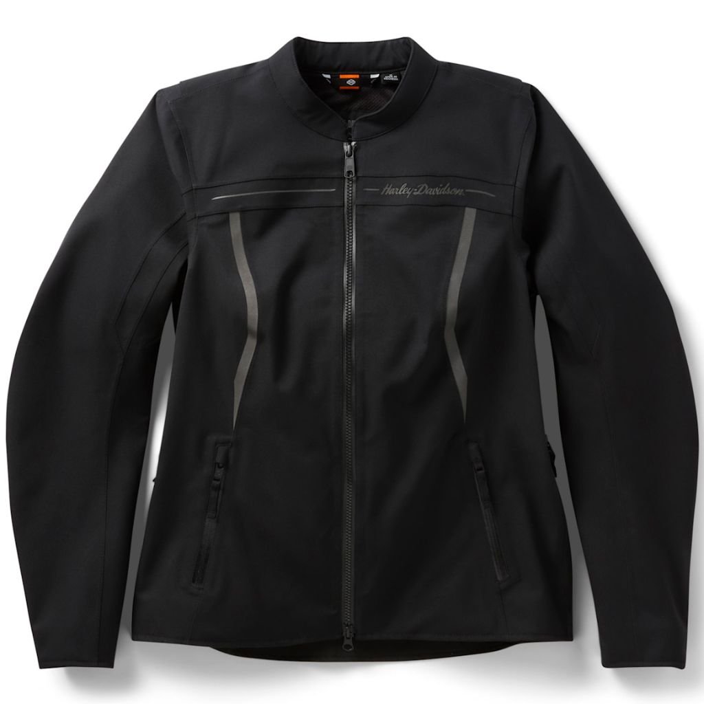 HARLEY DAVIDSON WOMEN'S HD ODYSSEY WATERPROOF RIDING JACKET WITH FULL RAIN PROTECTION AND RIDING-READY DESIGN HARLEY DAVIDSON WOMEN'S HD ODYSSEY WATERPROOF RIDING JACKET