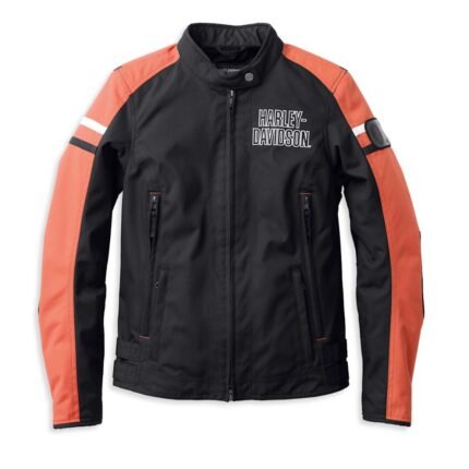 HARLEY DAVIDSON WOMEN'S HAZARD WATERPROOF TEXTILE RIDING JACKET