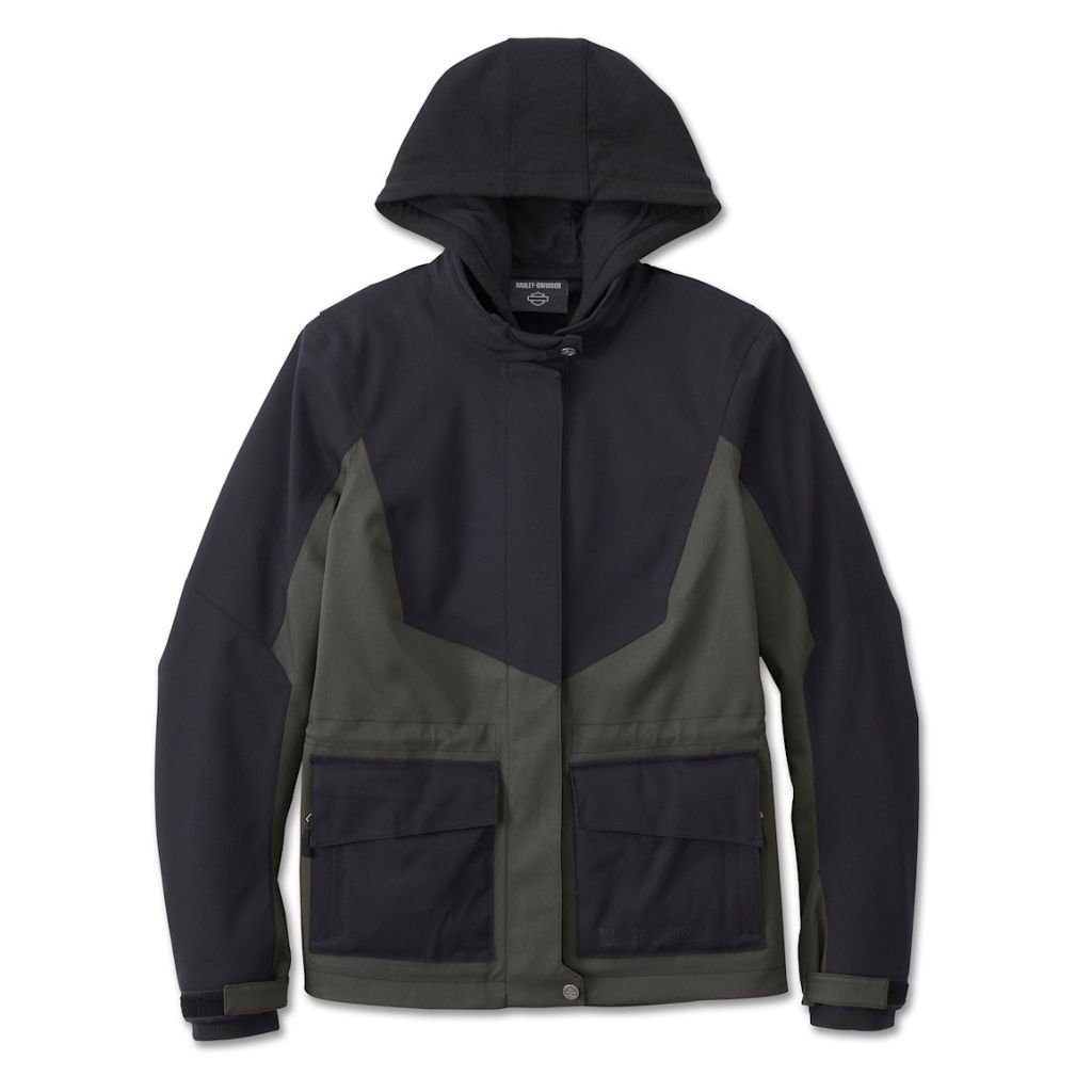HARLEY DAVIDSON WOMEN'S UNION 3-IN-1 TEXTILE RIDING JACKET WITH VERSATILE LAYERING SYSTEM FOR ALL-SEASON RIDING HARLEY DAVIDSON WOMEN'S UNION 3-IN-1 TEXTILE RIDING JACKET