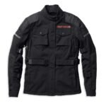 HARLEY DAVIDSON WOMEN'S QUEST TRIPLE VENT SYSTEM WATERPROOF RIDING JACKET BLACK