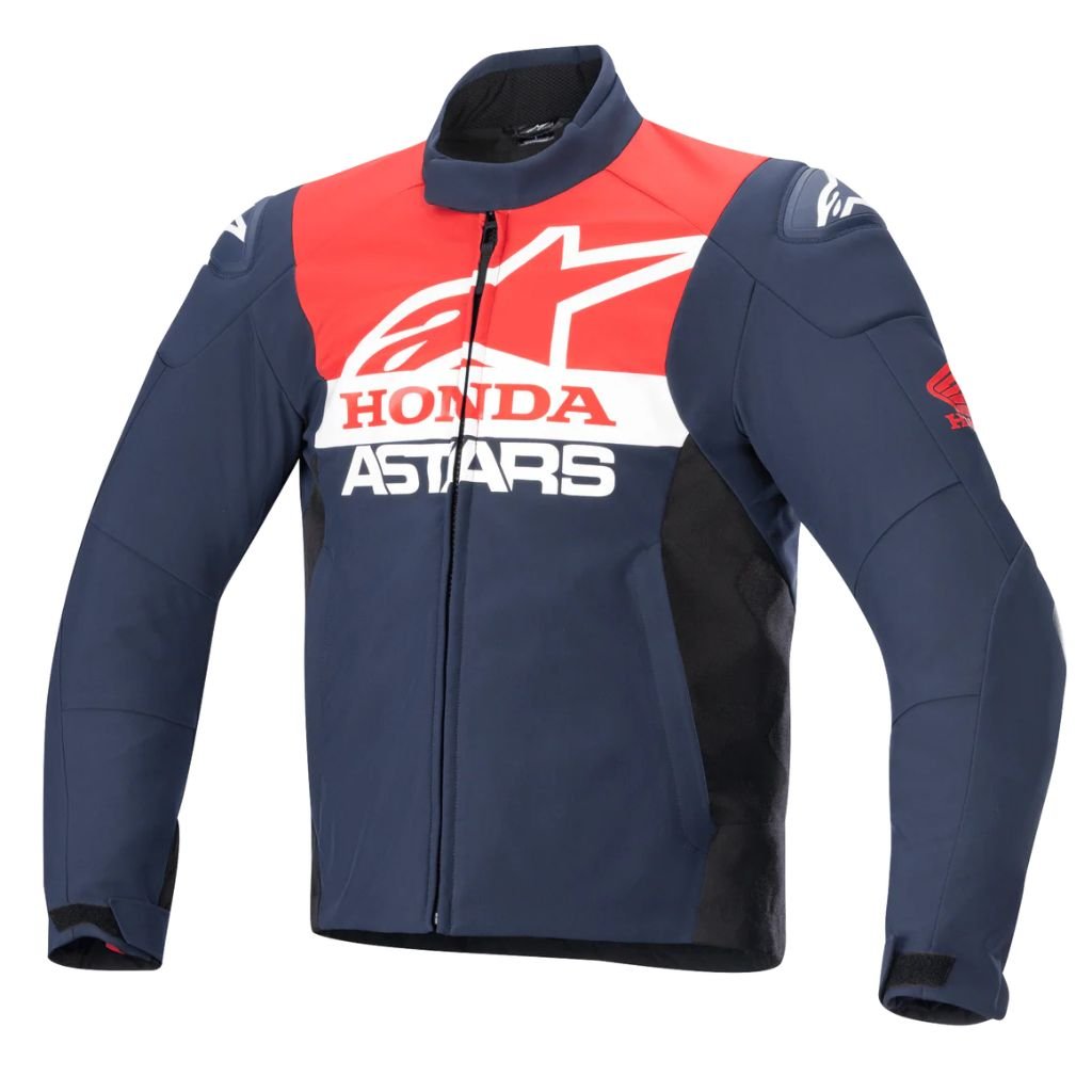 HONDA SMX WATERPROOF SOFTSHELL JACKET WITH WEATHER-RESISTANT PROTECTION AND LIGHTWEIGHT RIDING COMFORT HONDA SMX WATERPROOF SOFTSHELL JACKET