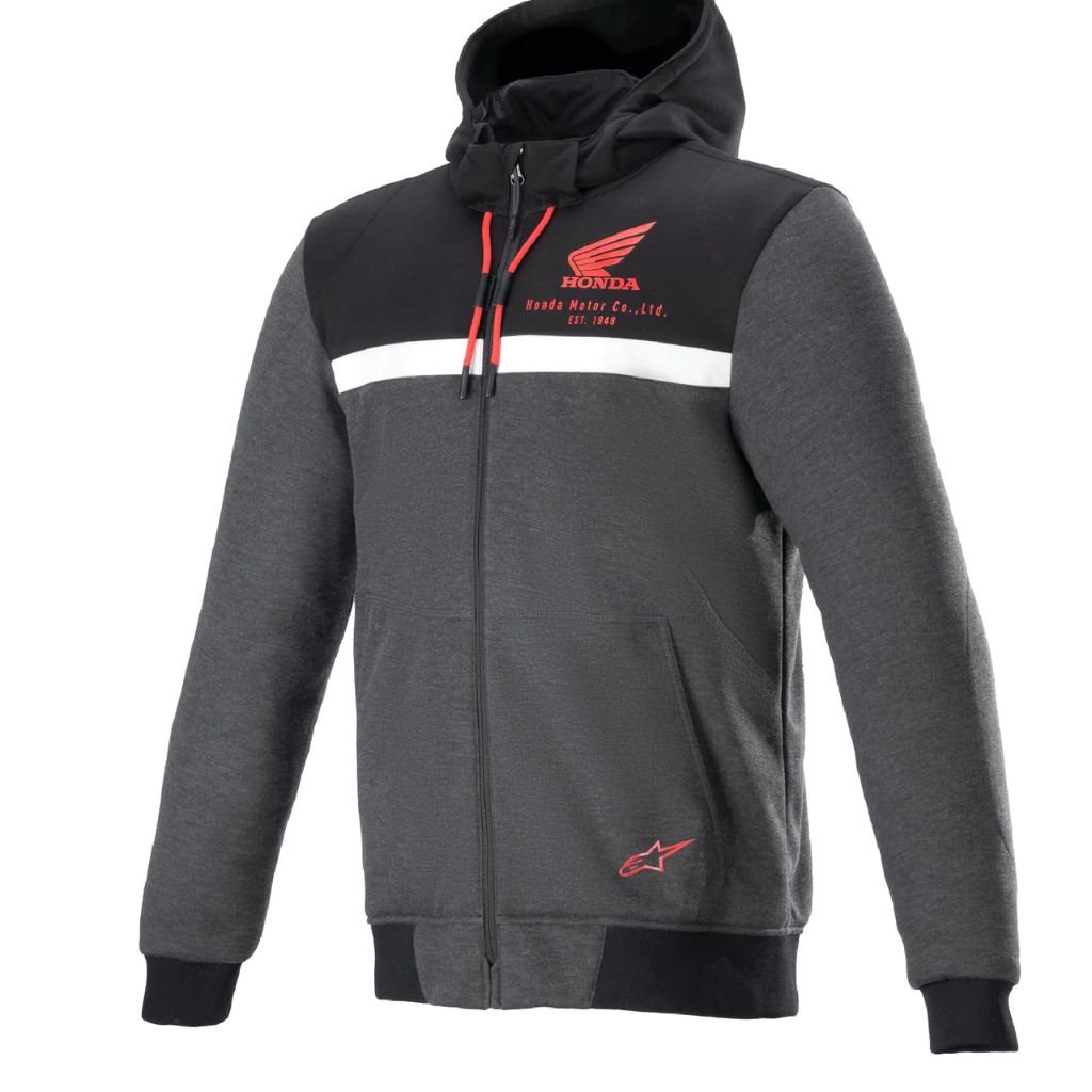 HONDA CHROME STREET HOODIE WITH CASUAL STREET STYLE AND LIGHTWEIGHT EVERYDAY COMFORT HONDA CHROME STREET HOODIE