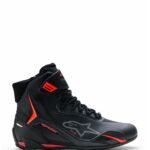 ALPINESTARS FASTER 4 DRYSTAR SHOES BLACK RED
