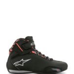 ALPINESTARS SEKTOR WATERPROOF SHOES BLACK RED FLUO