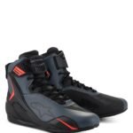 ALPINESTARS FASTER 4 SHOES BLACK RED FLUO