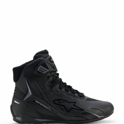 ALPINESTARS FASTER 4 DRYSTAR SHOES BLACK GREY WHITE