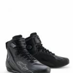 ALPINESTARS FASTER 4 DRYSTAR SHOES BLACK GREY WHITE