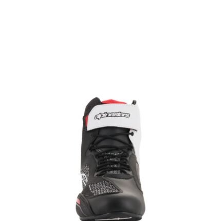 ALPINESTARS FASTER 3 RIDEKNIT SHOES BLACK WHITE RED