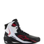 ALPINESTARS FASTER 4 SHOES BLACK WHITE RED