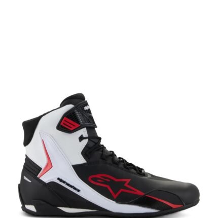 ALPINESTARS FASTER 4 SHOES BLACK WHITE RED