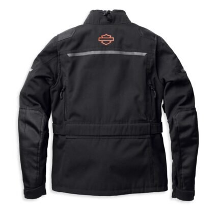HARLEY DAVIDSON WOMEN'S QUEST TRIPLE VENT SYSTEM WATERPROOF RIDING JACKET BLACK