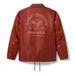 HARLEY DAVIDSON ORIGINALS POWERTRAIN COACHES JACKET OXIDIZED IRON