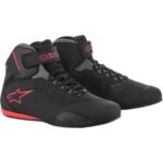 ALPINESTARS SEKTOR VENTED SHOES BLACK RED