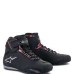 ALPINESTARS SEKTOR WATERPROOF SHOES BLACK RED FLUO