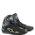 ALPINESTARS FASTER 3 DRYSTAR RIDING SHOES BLACK YELLOW