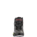ALPINESTARS FASTER 3 RIDEKNIT SHOES IN BLACK AND GREY WITH LIGHTWEIGHT KNITTED PERFORMANCE DESIGN