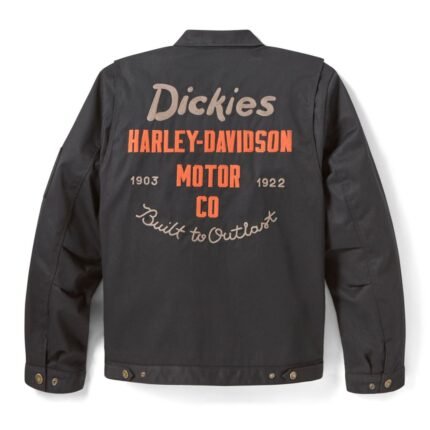 HARLEY DAVIDSON DICKIES X HD QUILTED LINED EISENHOWER JACKET BLACK