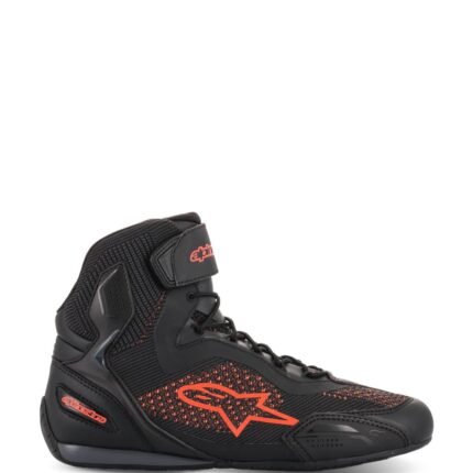 ALPINESTARS FASTER 3 RIDEKNIT SHOES BLACK RED