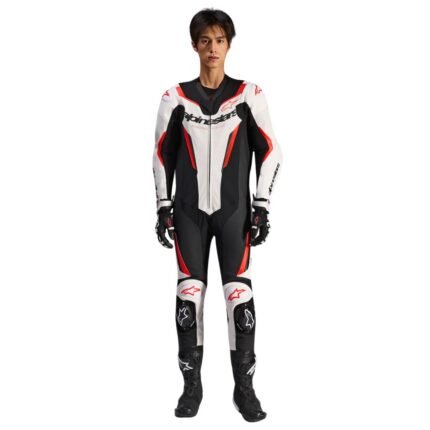 ALPINESTARS GP FORCE V2 LEATHER SUIT BLACK/WHITE