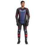 ALPINESTARS GP FORCE V2 LEATHER SUIT 2 PIECE BLACK BLUE