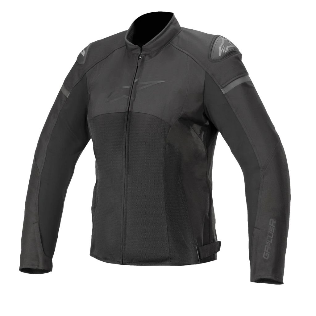 ALPINESTARS WOMEN STELLA T-GP PLUS R V3 AIR JACKET BLACK MOTORCYCLE RIDING GEAR ALPINESTARS WOMEN STELLA T-GP PLUS R V3 AIR JACKET BLACK