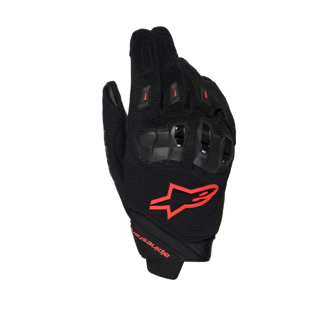 ALPINESTARS SP X 1 GLOVES BLACK RED MOTORCYCLE RIDING GEAR ALPINESTARS SP X 1 GLOVES BLACK RED