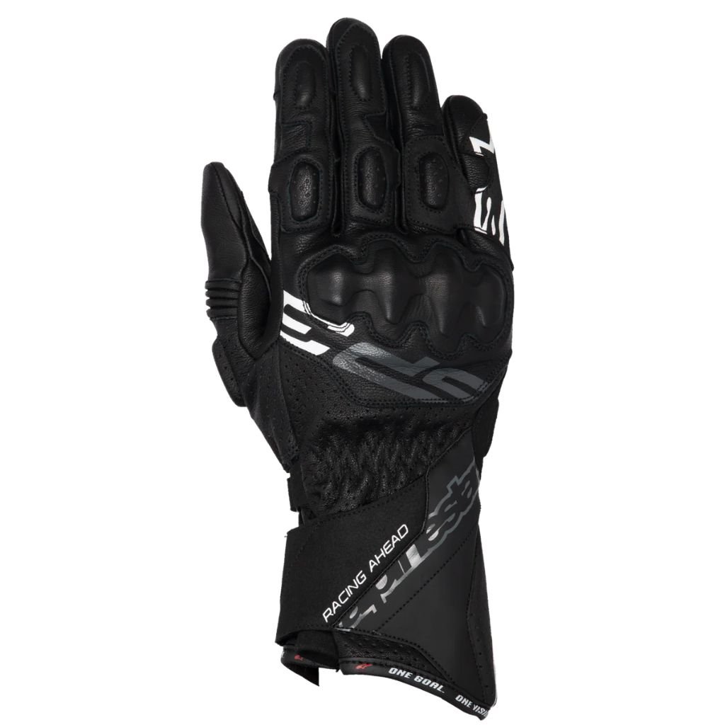ALPINESTARS SP 3 BLACK RIDING GLOVES WITH ADVANCED PROTECTION ALPINESTARS SP 3 GLOVES BLACK