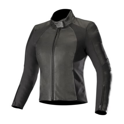 ALPINESTARS WOMEN STELLA VIKA V2 LEATHER JACKET BLACK