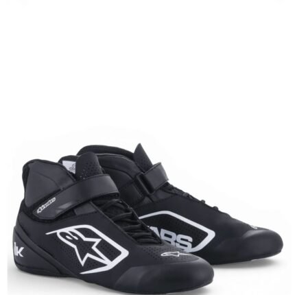 ALPINESTARS TECH-1 K START V2 SHOES BLACK WHITE