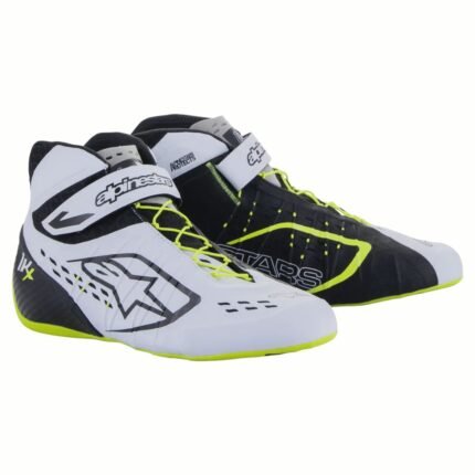 ALPINESTARS TECH-1 KX V2 SHOES WHITE YELLOW