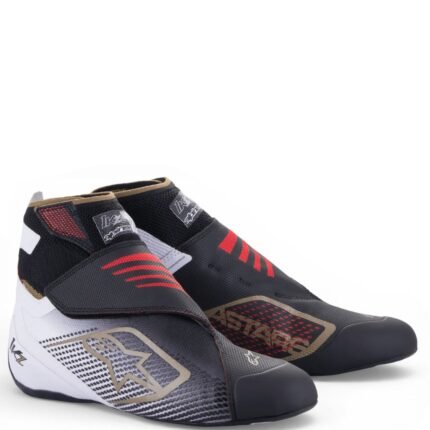 ALPINESTARS TECH-1 KZ V2 SHOES BLACK WHITE