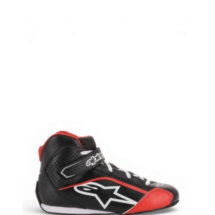 ALPINESTARS YOUTH TECH-1 K SHOES BLACK RED