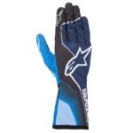 ALPINESTARS TECH-1 K RACE V2 FUTURE GLOVES NAVY BLUE