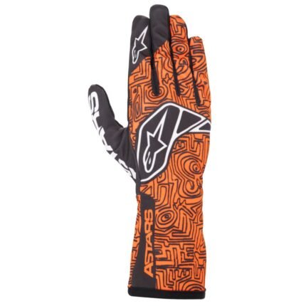 ALPINESTARS TECH-1 K RACE V2 VERTICAL GLOVES ORANGE