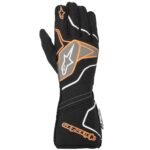 ALPINESTARS TECH-1 ZX V2 GLOVES BLACK ORANGE