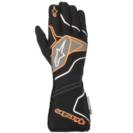 ALPINESTARS TECH-1 ZX V2 GLOVES BLACK ORANGE