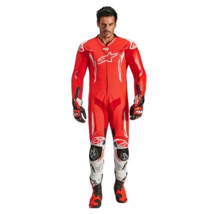 ALPINESTARS GP TECH V5 LEATHER SUIT 1PIECE RED