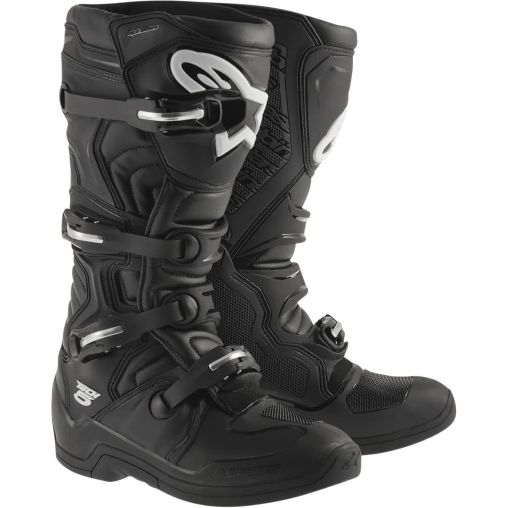 ALPINESTARS TECH 5 BOOTS BLACK PREMIUM MOTOCROSS RIDING BOOTS ALPINESTARS TECH 5 BOOTS BLACK