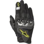 ALPINESTARS SMX 1 AIR V2 GLOVES BLACK YELLOW
