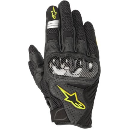 ALPINESTARS SMX 1 AIR V2 GLOVES BLACK YELLOW